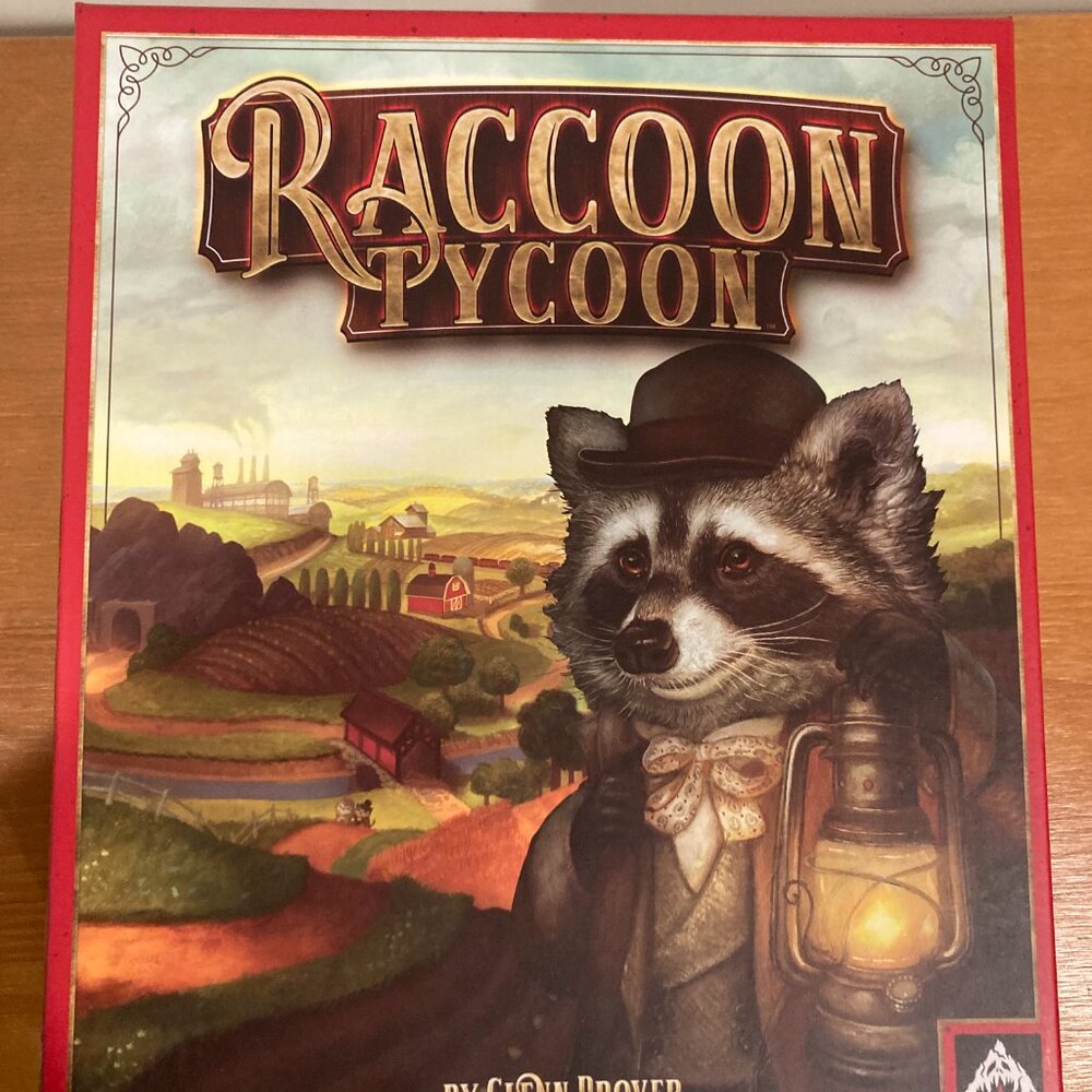 Forbidden Games 2019 Racoon Tycoon Strategy Board Game 8+ 2-5 Players Pre-owned
